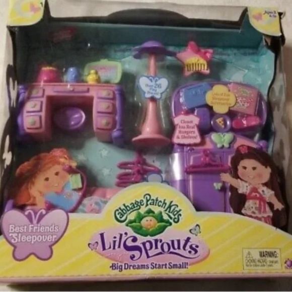 Cabbage Patch Kids 🥬👧 Lil’ Sprouts Best Friends Sleepover play set - Picture 16 of 16
